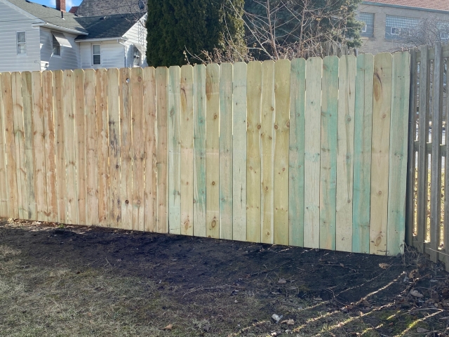 Wood Panel Nail On Fencing Contractor