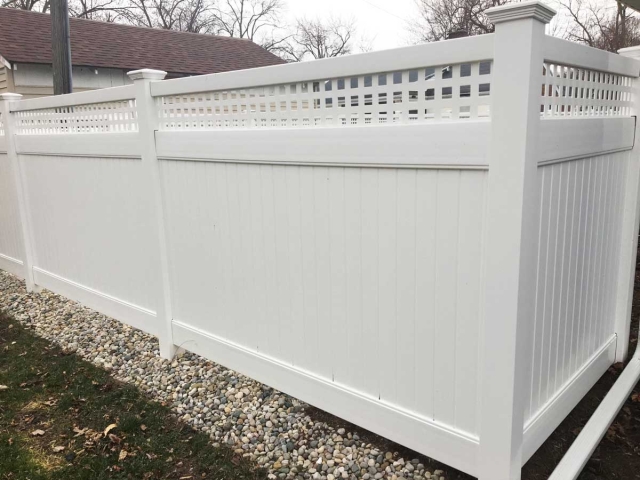 White Vinyl Fencing