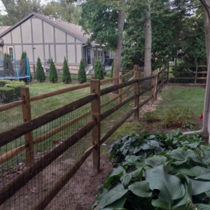 split rail fence