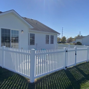 white picket fence