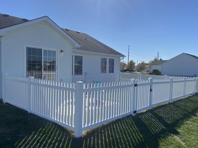 white picket fence