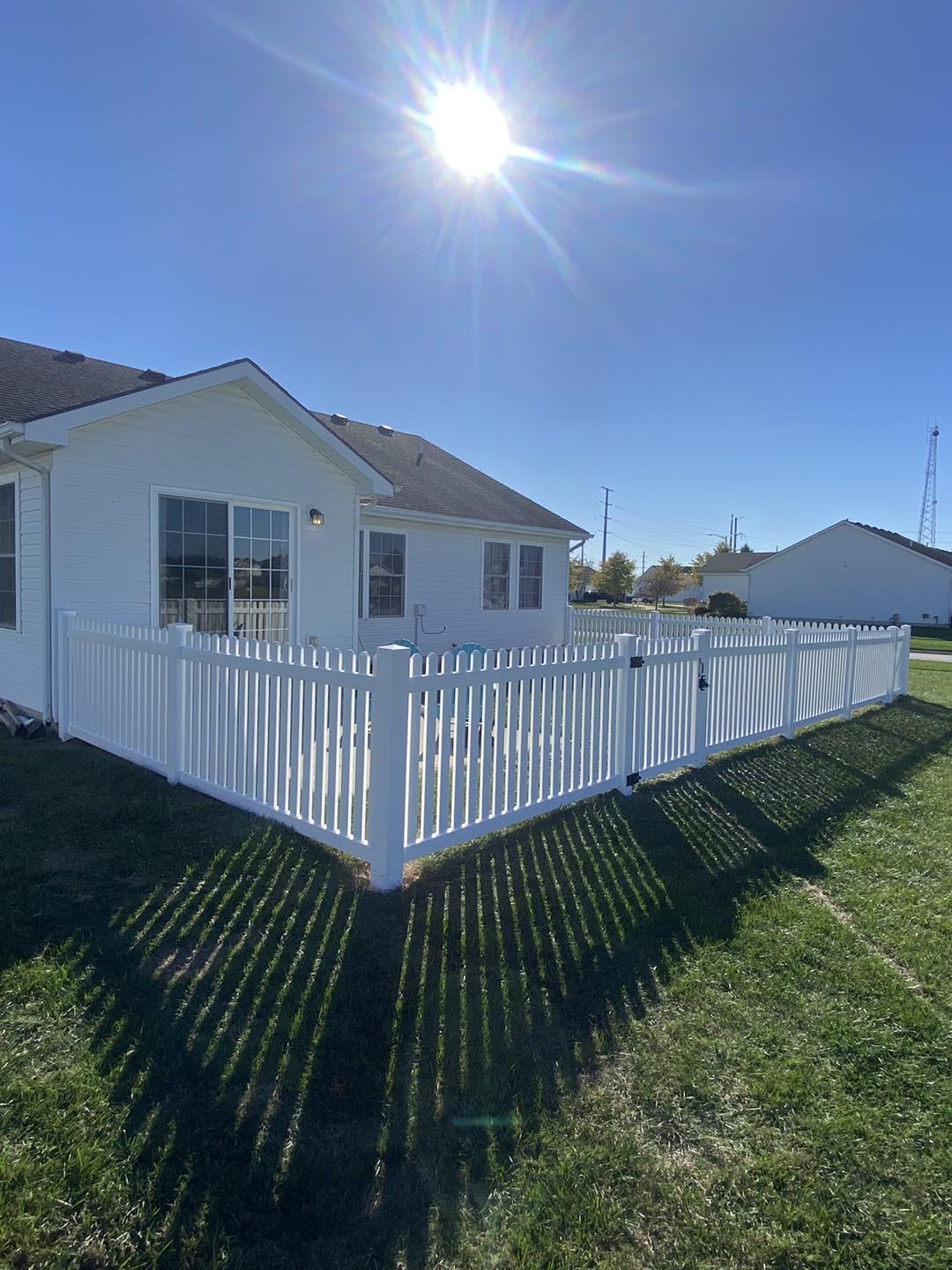 white picket fence