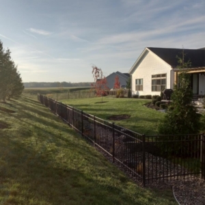 metal residential fence