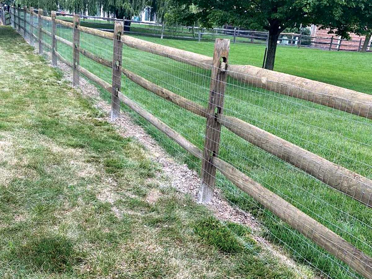 split rail fence