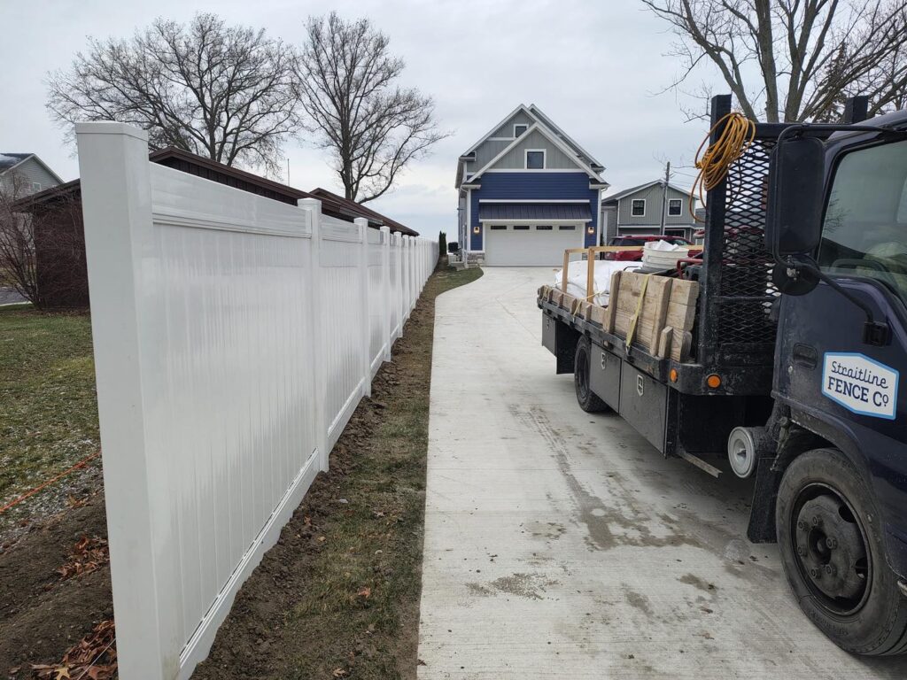 fence installation clean up